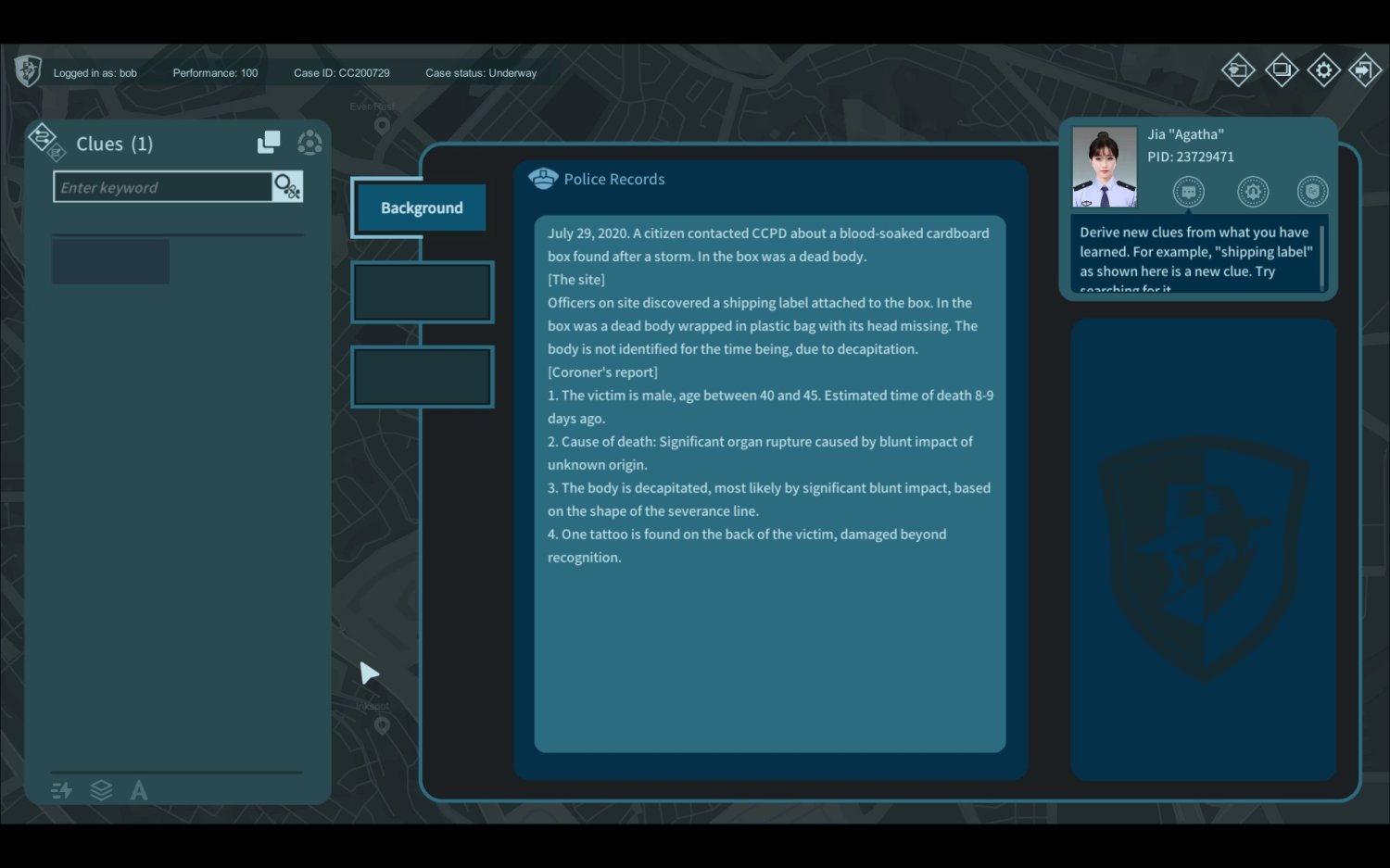 CaseCracker 2022 detective game free online game