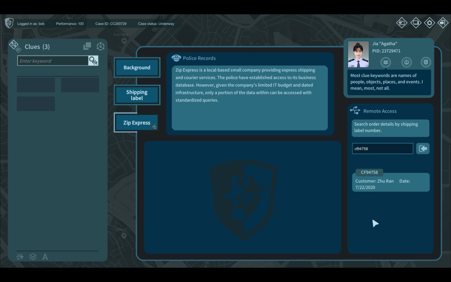 CaseCracker 2022 detective game free online game