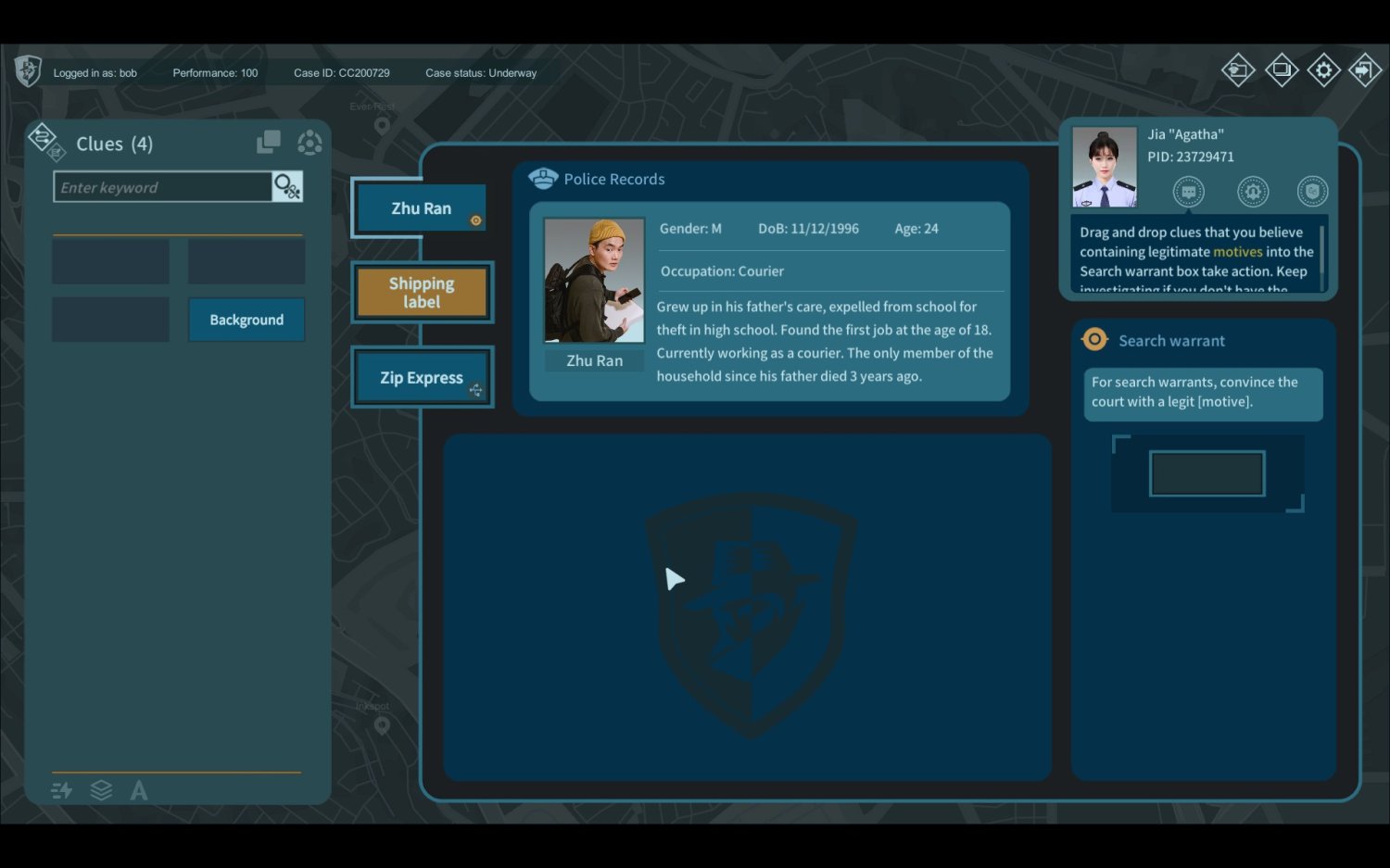 CaseCracker 2022 detective game game like