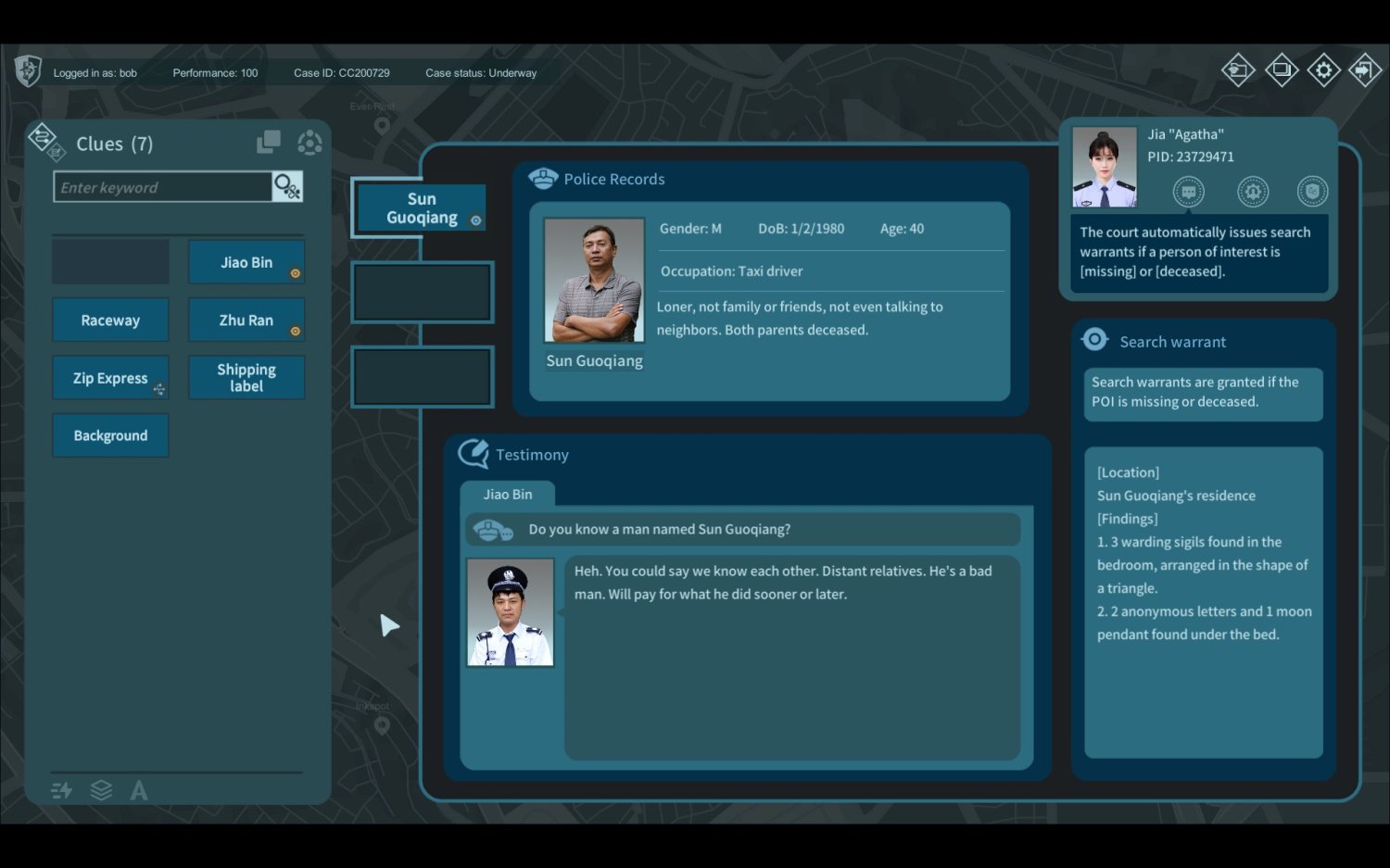 CaseCracker 2022 detective game game adaptation