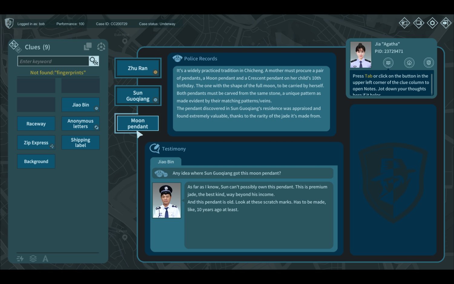 CaseCracker 2022 detective game free online game