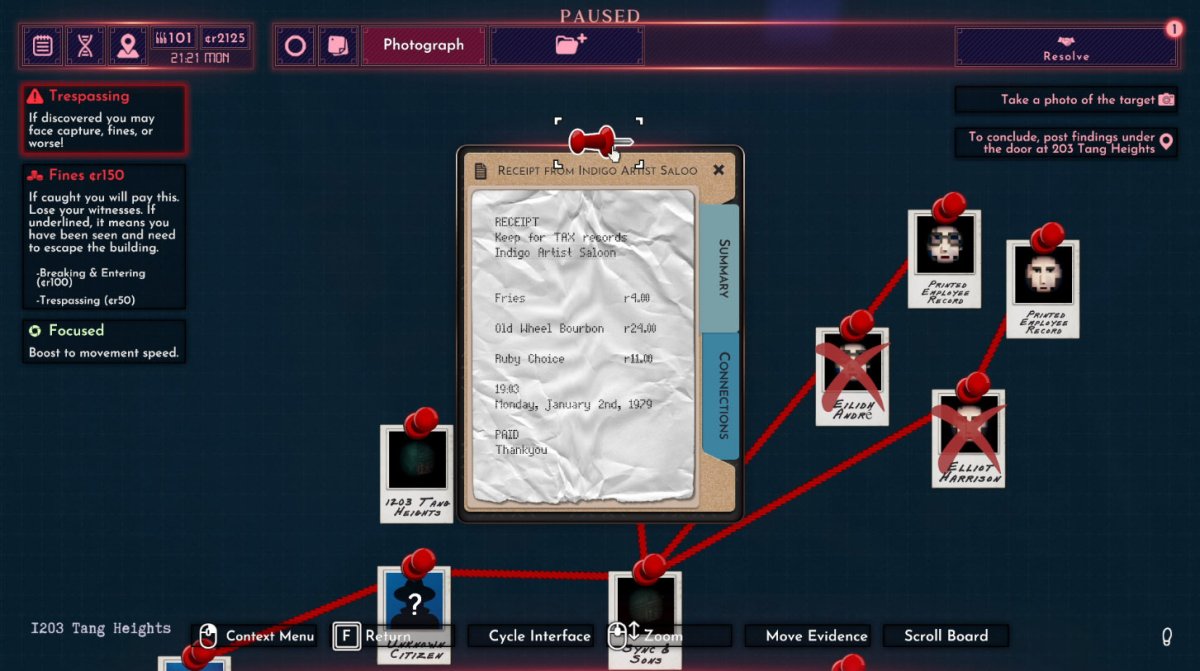Shadows of Doubt 2023 detective game inspired game