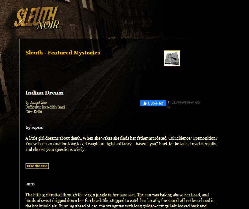 Sleuth 2006 detective game game about