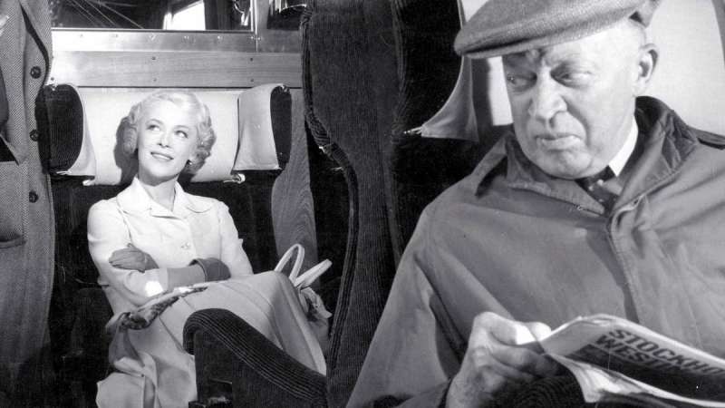 The Lady in Black 1958 detective movie game about