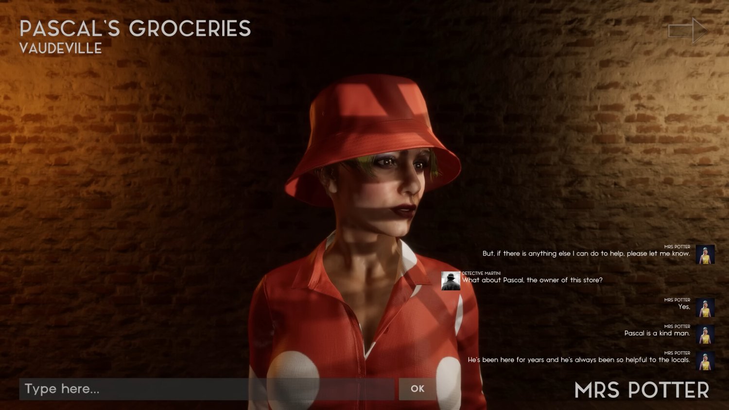 Vaudeville 2023 detective game game about